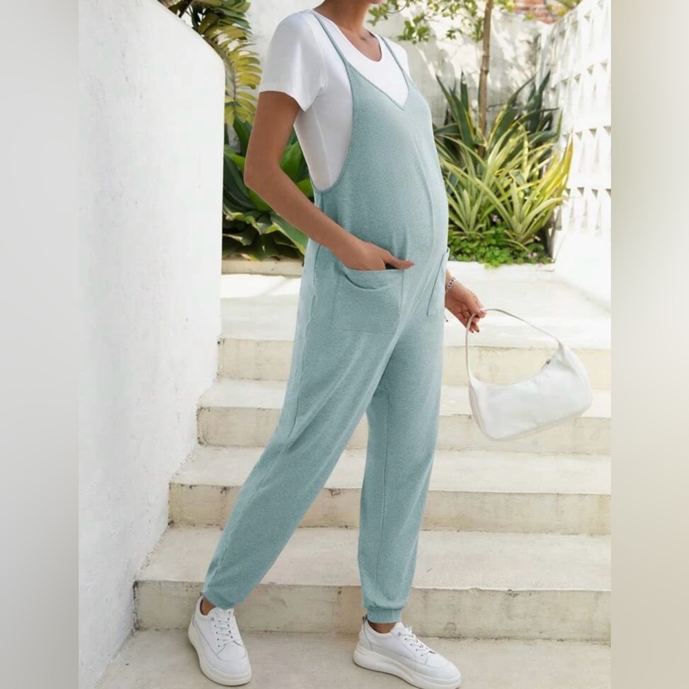 Maternity Jumpsuit - Picture 3 of 3